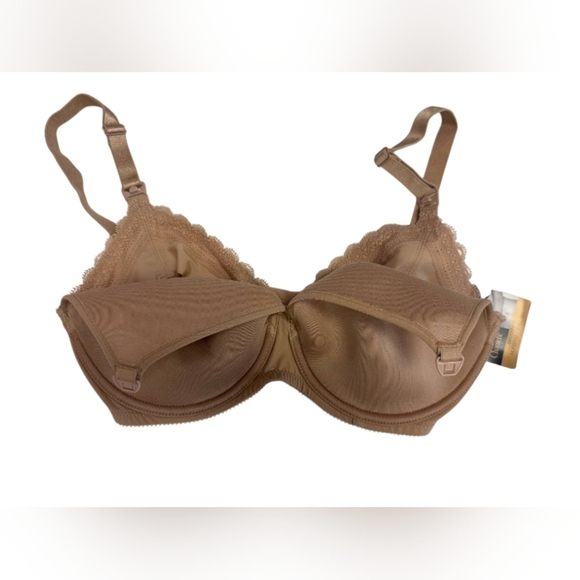 Chantelle NWT Maternity Nursing Bra Nude Size 32E - Picture 3 of 7